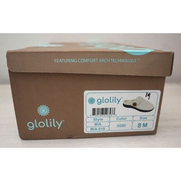 Glolily WMN's Sz 8M Ivory Mia Faux Shearling Lined Indoor/Outdoor Comfy Slippers - Picture 13 of 13